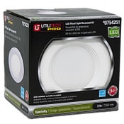Wholesale - 3" Rec Lighting Kit White Trim (754251) UTILITECH C/P 4, UPC: 022011654171